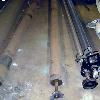 Steel Rolls, 3" dia x 161" long.